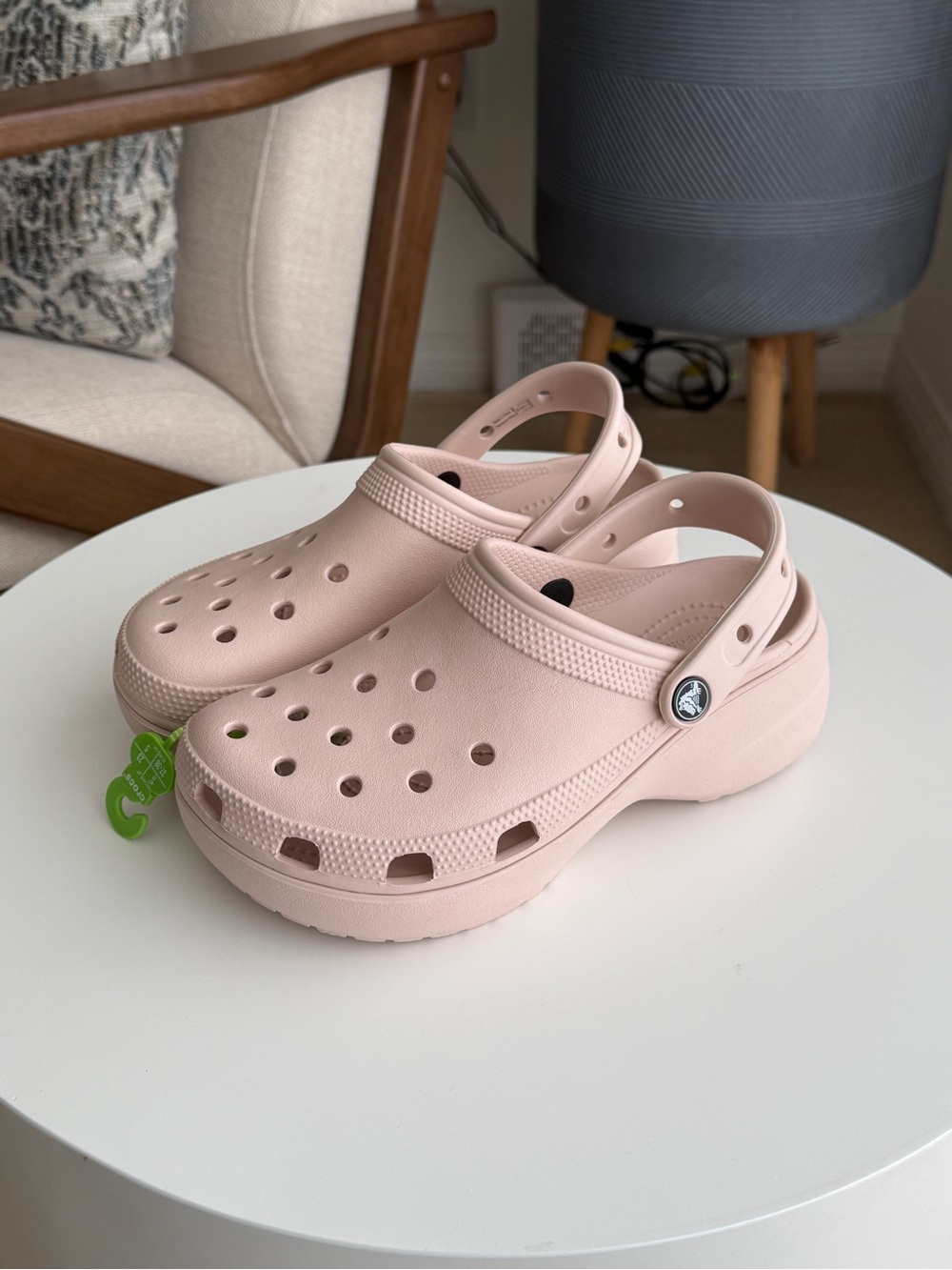 CROCS Kids Classic Clog in Pale Pink